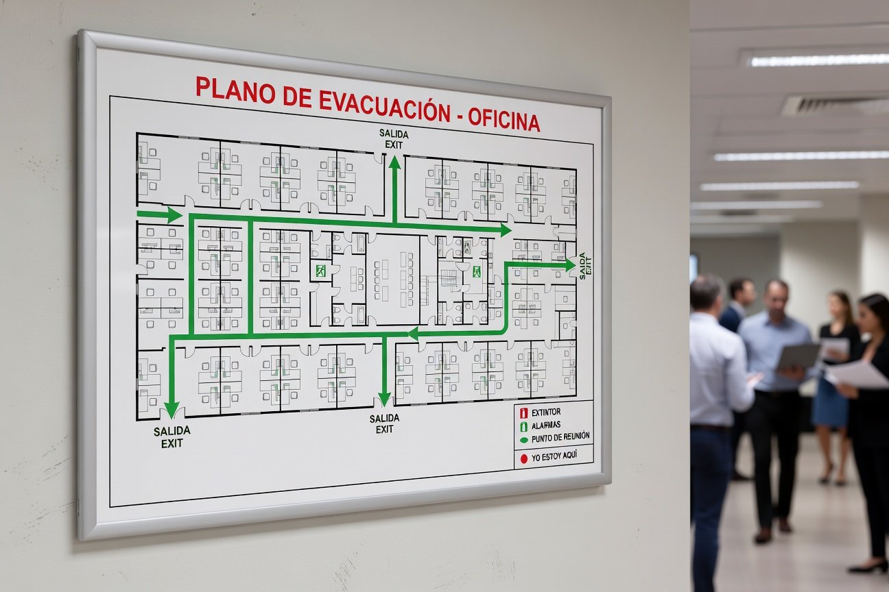 mapas de evacuación en edificios: Imagen principal