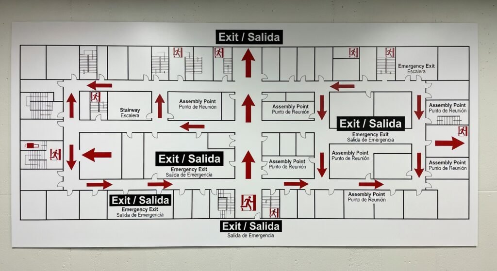 Planos Evacuacion Ingles 2026: 10 Plantillas Imprescindibles