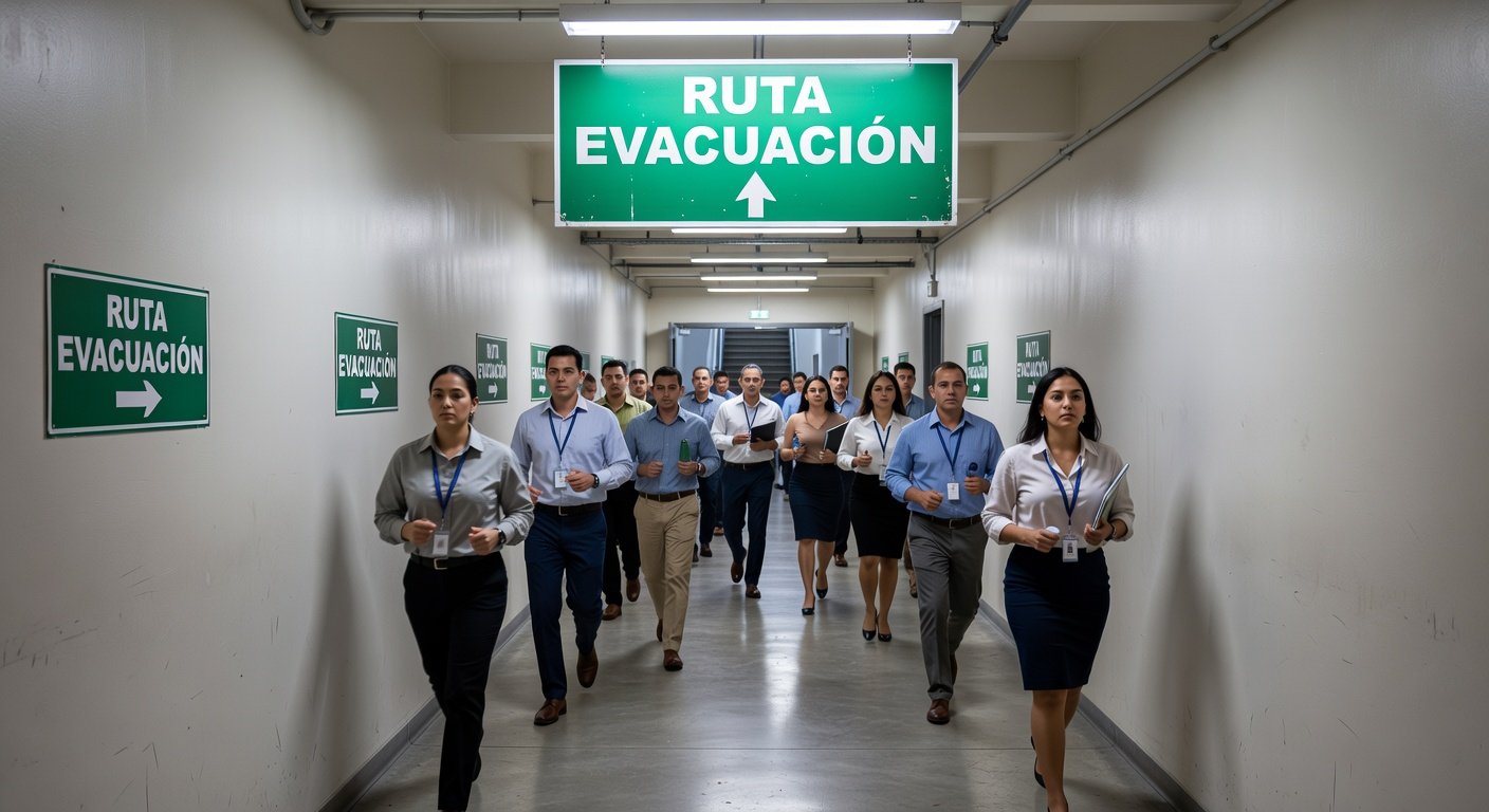 señales de evacuación en oficinas: Imagen principal