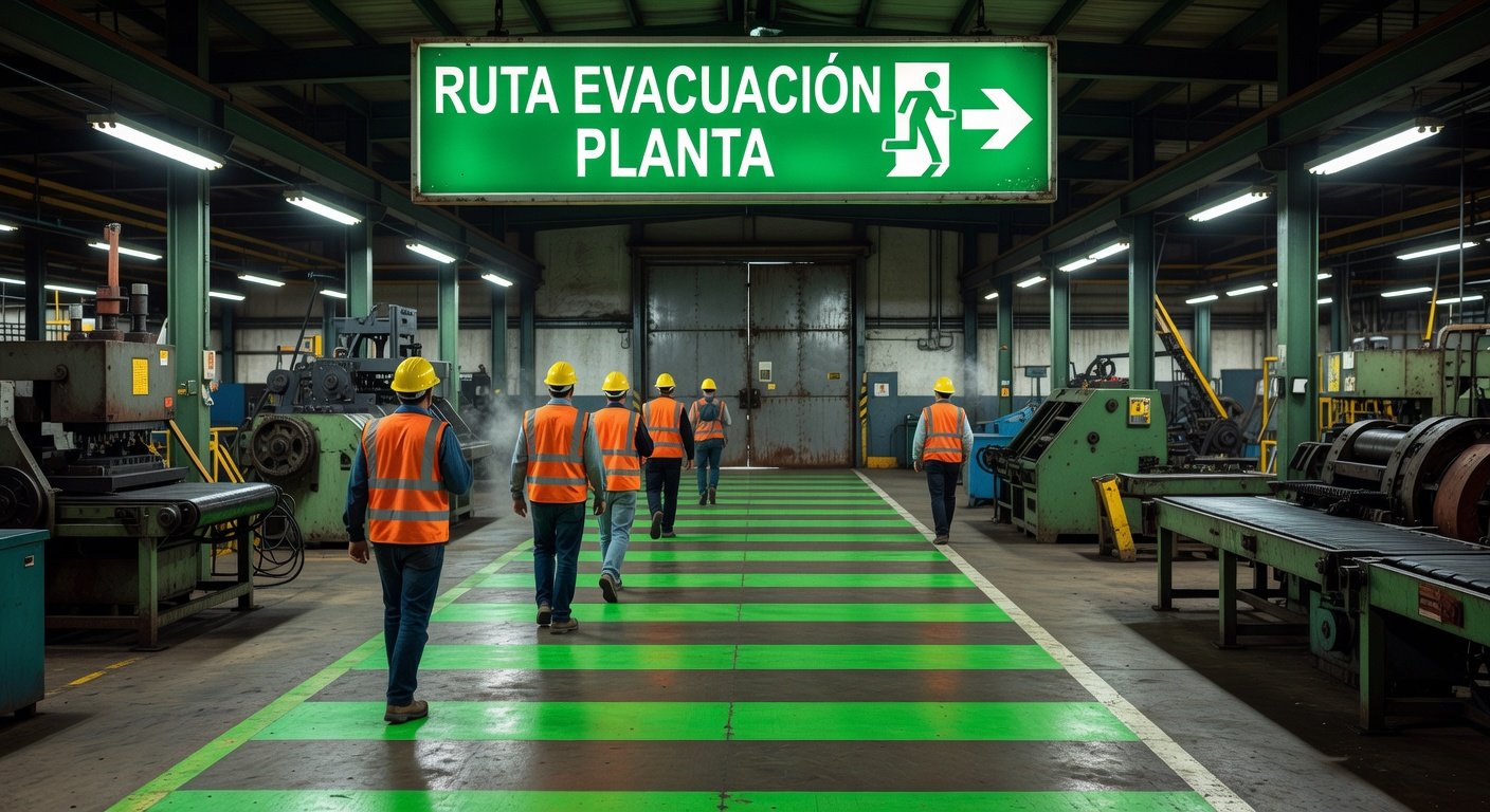 señales de evacuación industrial: Imagen principal