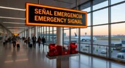 Señales emergencia aeropuertos: Imprescindible 2026