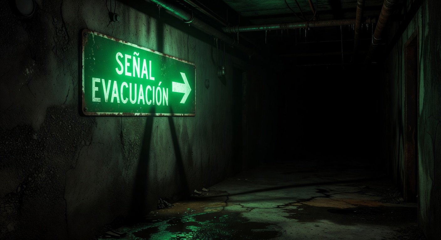 señales fotoluminiscentes de evacuación: Concepto visual