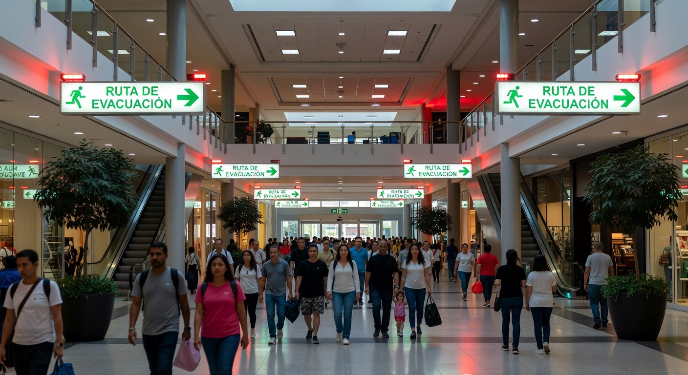 señalización de evacuación en centros comerciales: Imagen principal