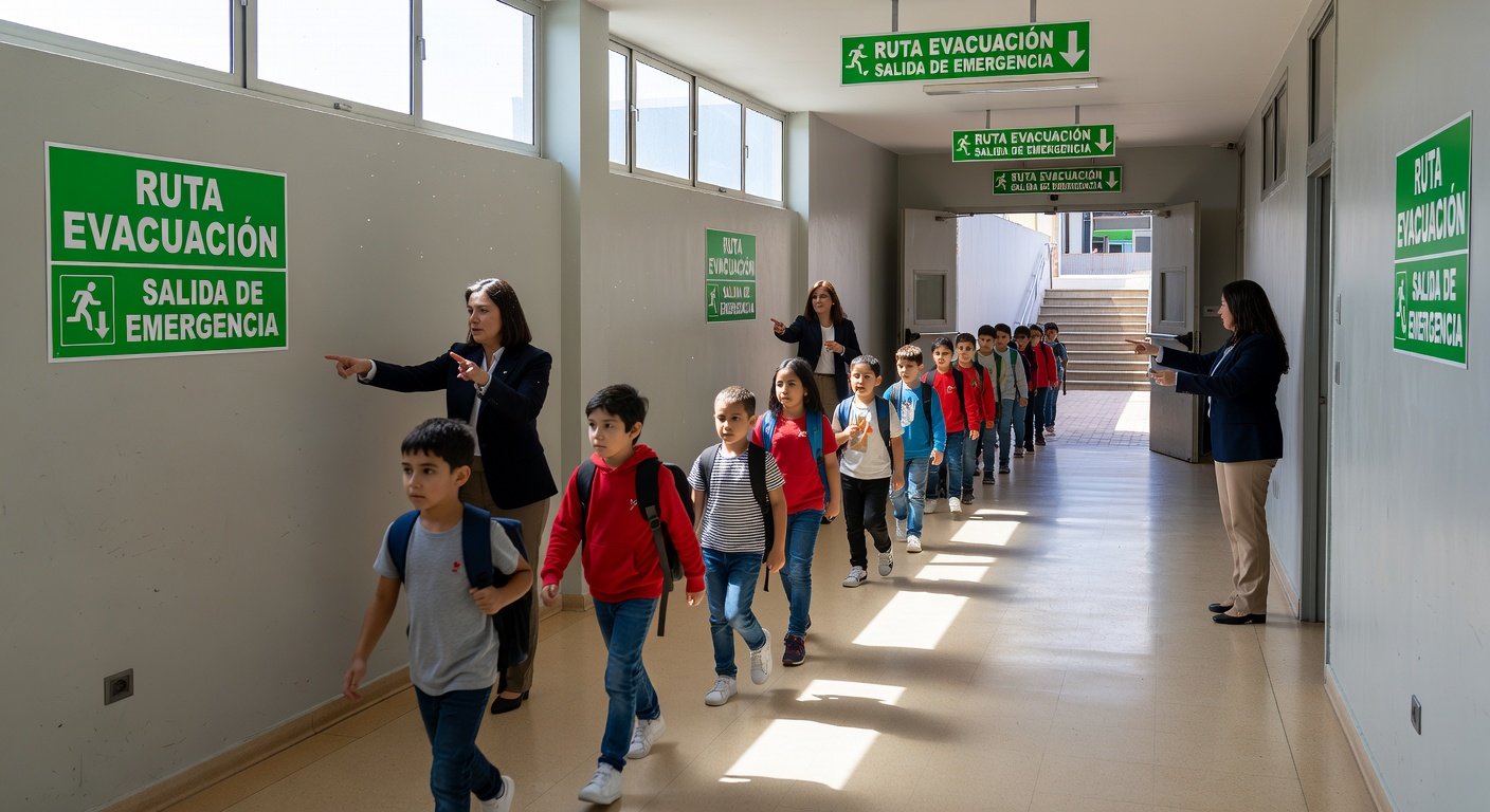 señalización de evacuación en colegios: Imagen principal