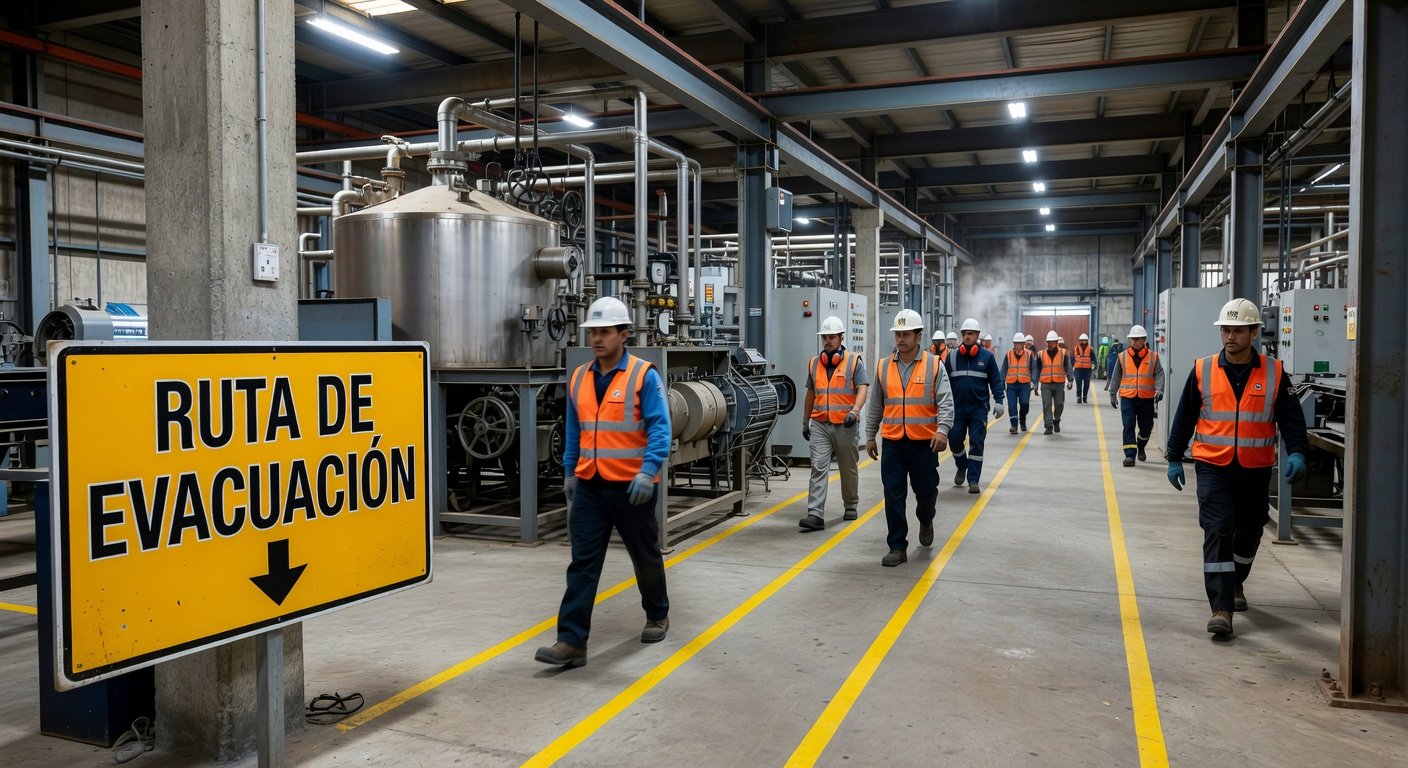 señalización de evacuación en fábricas: Imagen principal