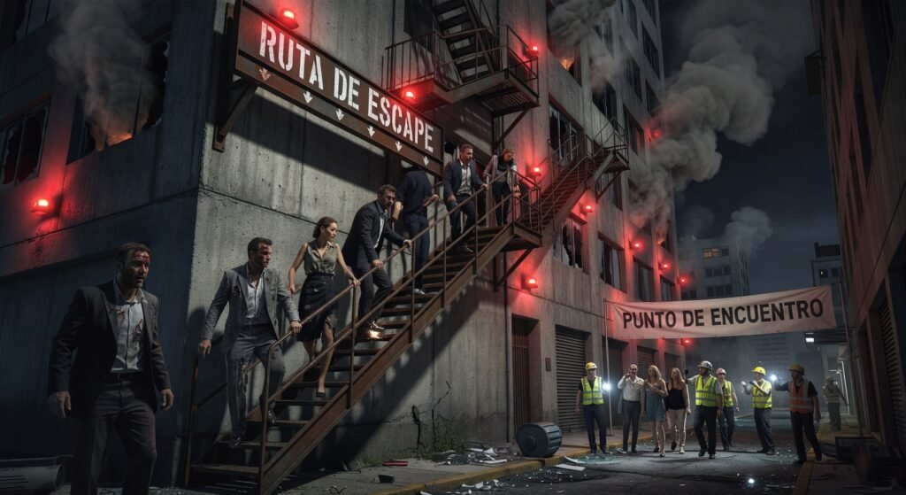 Señalización de rutas de escape Imprescindible 2026