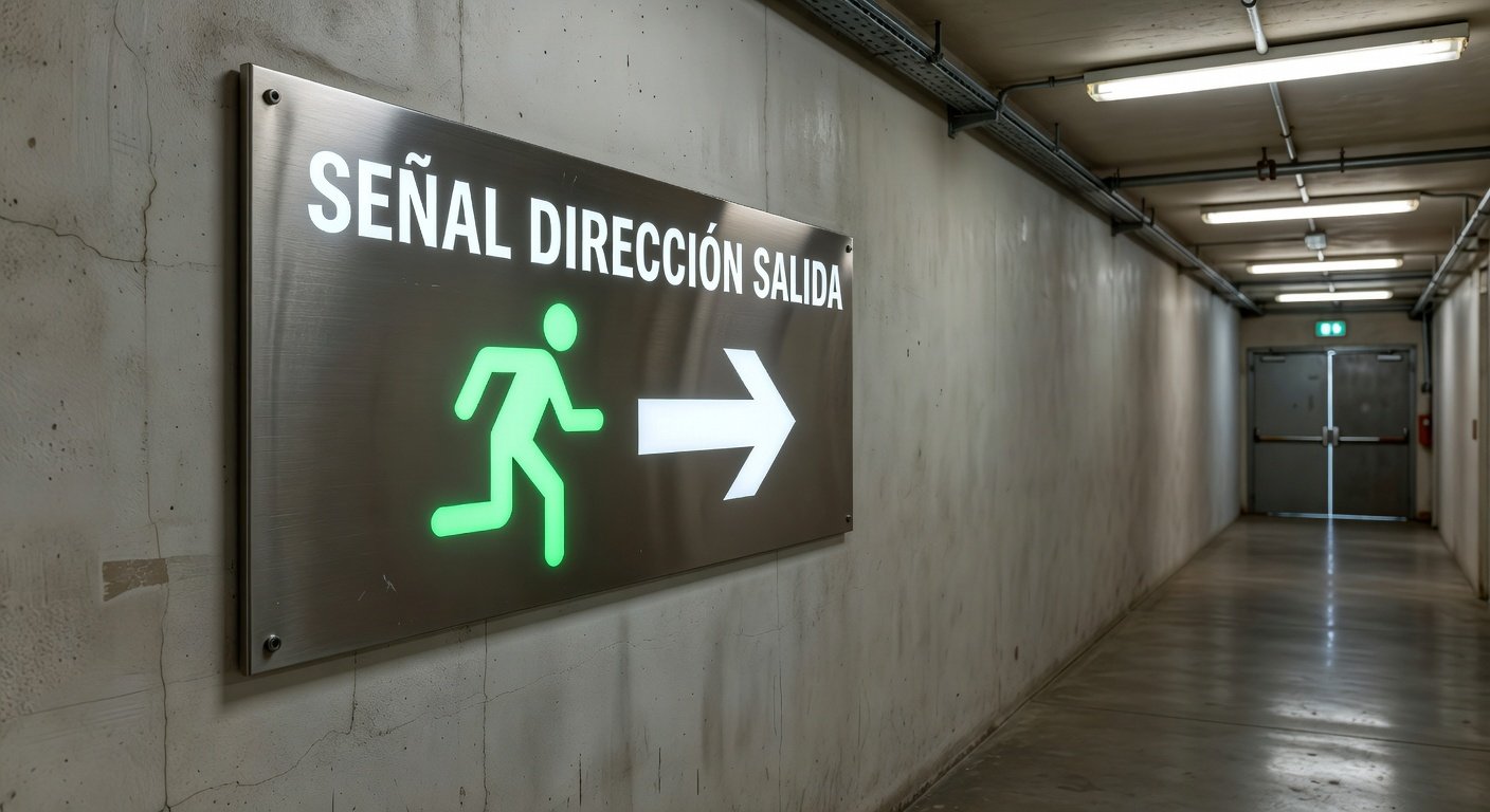 señalización de seguridad en emergencias: Concepto visual