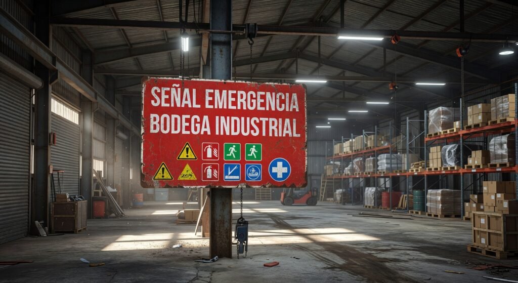 Senales emergencia bodegas industriales Esenciales 2026 2 Senales emergencia bodegas industriales Esenciales 2026