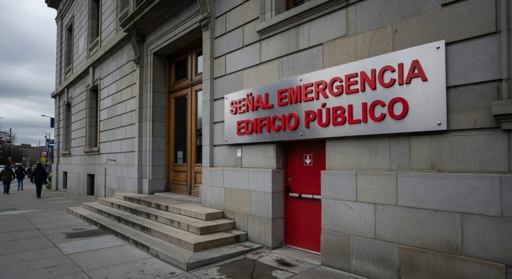senales emergencia edificios publicos Imprescindible 2026
