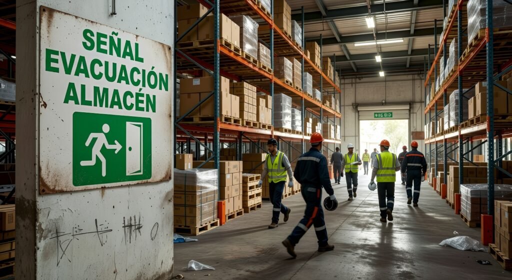 Senalizacion evacuacion almacenes Imprescindible 2026