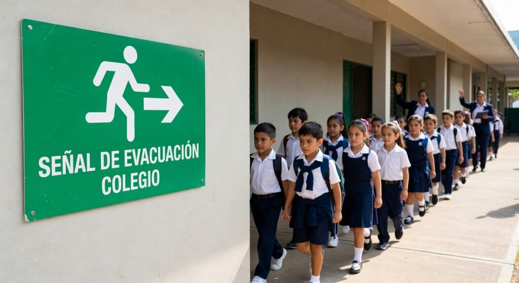 senalizacion evacuacion colegios Imprescindible 2026