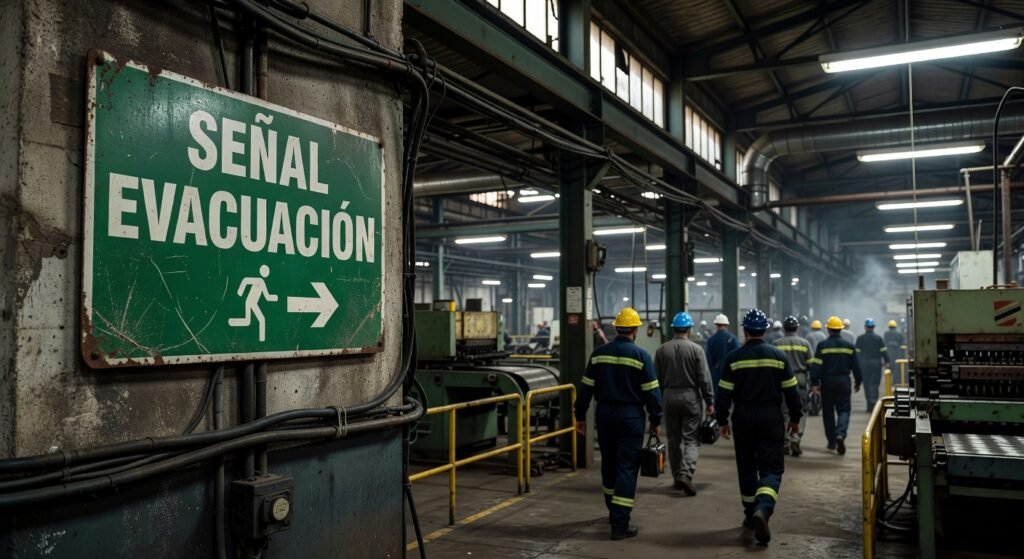 senalizacion evacuacion fabricas Imprescindible 2026