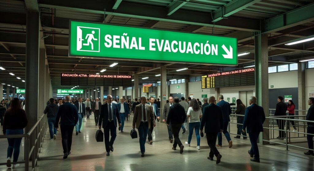 senalizacion evacuacion terminales Imprescindible 2026