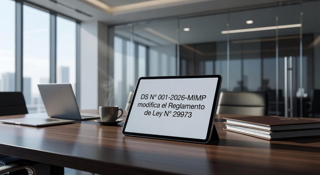 DS N° 001-2026-MIMP modifica el Reglamento de Ley N° 29973