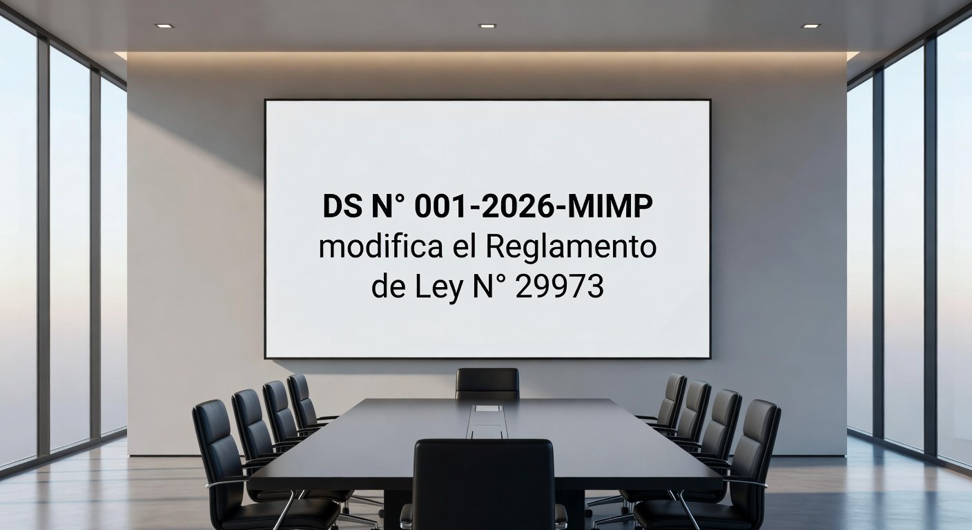 DS N° 001-2026-MIMP modifica el Reglamento de Ley N° 29973: Imagen principal