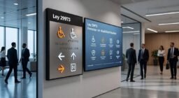 Señalización accesible para personas c/discapacidad Ley29973