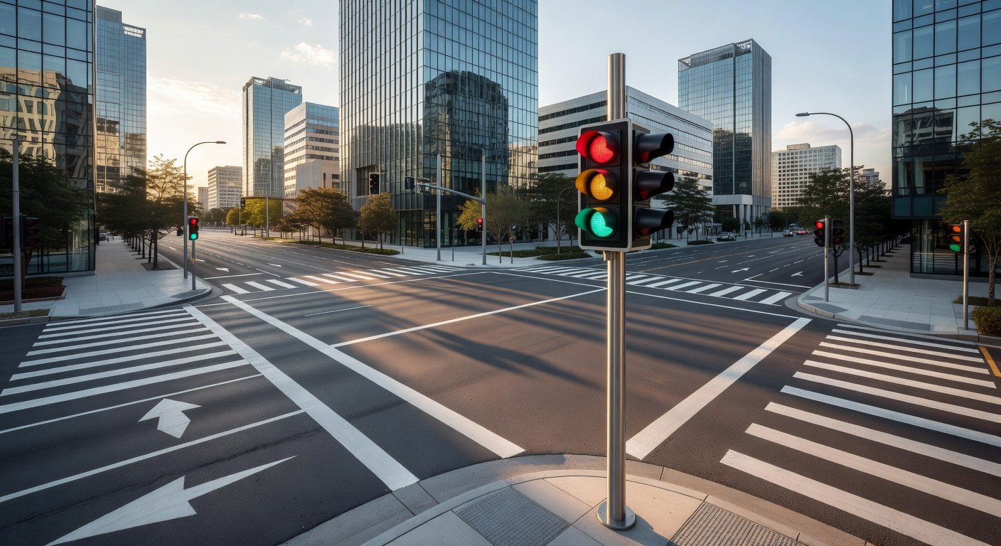 Cómo implementar semáforos en intersecciones