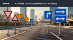 Criterios de ubicación de señales viales