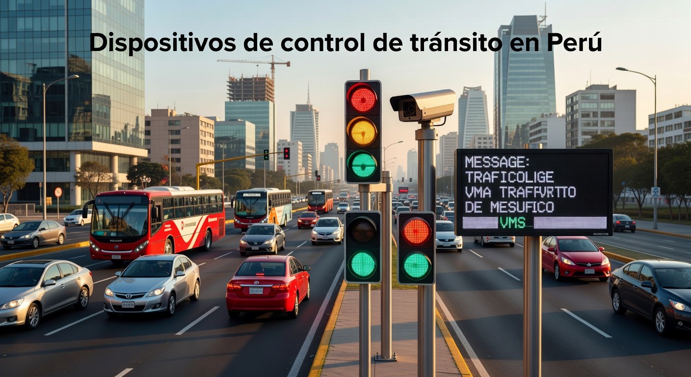 Dispositivos de control de tránsito en Perú