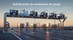 Señalización de estaciones de peaje