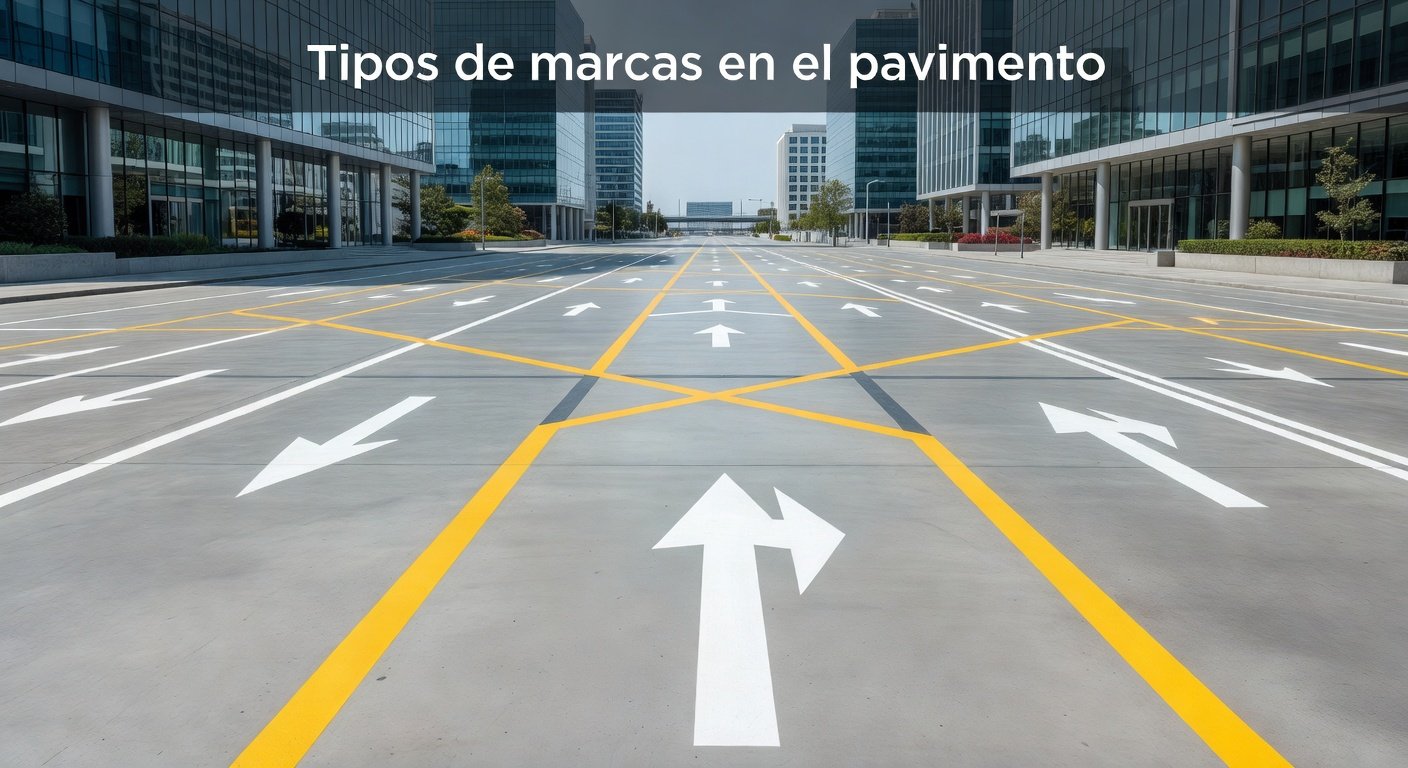 Tipos de marcas en el pavimento: Imagen principal